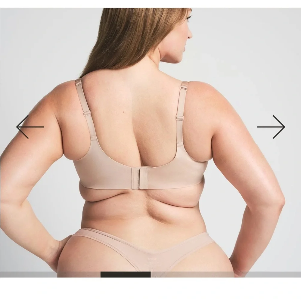 SKIMS Ultimate Tear Drop Push Up Bra 38C Nude “Mica”